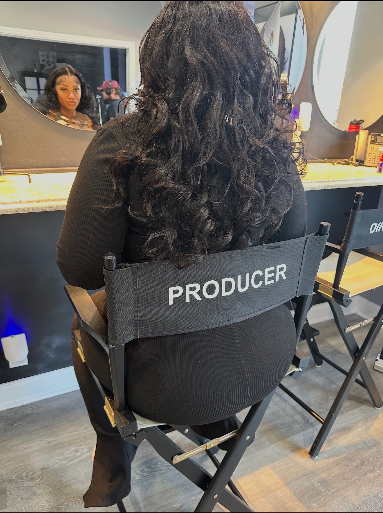 Alexus “Pretty” Johnson in the producer’s chair